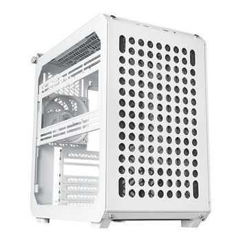 Cooler Master Qube 500 Flatpack White Modular Mid-Tower W/ Tempered Glass Window Q500-WGNN-S00
