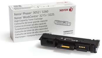 Xerox Black High Capacity Toner Cartridge 3K Pages for P3260 Wc3225 - 106R02777 106R02777