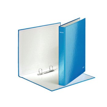 Leitz Wow 2 D-Ring Binder 25mm A4 Plus Blue Pack of 10 42410036 LZ32872