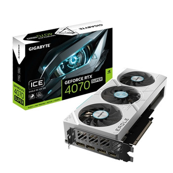 Gigabyte Nvidia Geforce Rtx 4070 Super Eagle Oc Ice 12Gb Graphics Card GV-N407SEAGLEOC ICE-12GD