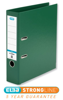 Elba Smart Pro+ Lever Arch File A4 80Mm Spine Polypropylene Green 100202174 100202174
