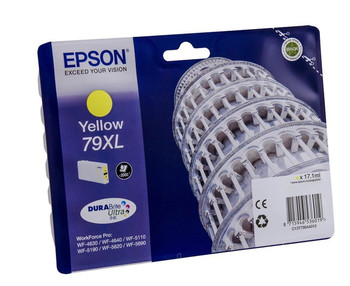 Epson 79Xl Tower Of Pisa Yellow High Yield Ink Cartridge 17Ml - C13T79044010 C13T79044010