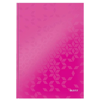 Leitz WOW Notebook A4 Squared with Hardcover Pink 46261023 46261023