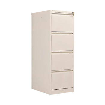 Bisley BS4E Filing Cabinet Flush Front 4D Lock Chalk BS4E/CHK BY90708