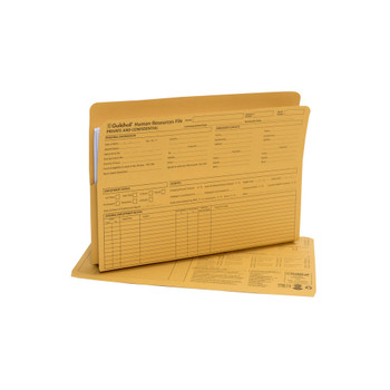 Exacompta Guildhall Pre-Printed Human Resources File 315gsm Yellow Pack of GH55520