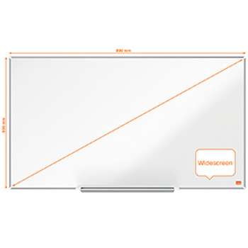 Nobo Impression Pro 890x500mm Widescreen Enamel Magnetic Whiteboard 1915249