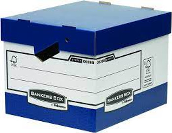 Bankers Box System Heavy Duty ERGO-Box - Blue Pack of 10 0038801