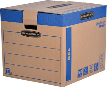 Bankers Box SmoothMove Large FastFold Moving Box Pack of 5 6205301