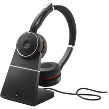 Jabra Evolve 75 SE MS Bluetooth wireless Stereo headset with Stand EVOLVE75SEBLUETOOTH