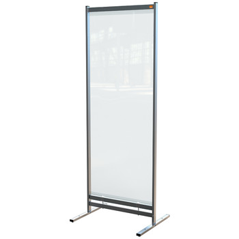 Nobo 1915552 Premium Plus Clear PVC Free Standing Protective Room Divider Screen 1915552