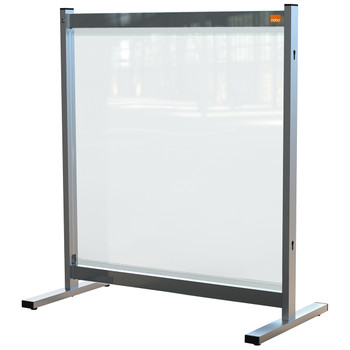 Nobo 1915547 Premium Plus Clear PVC Protective Desk Divider Screen 700x860mm 1915547