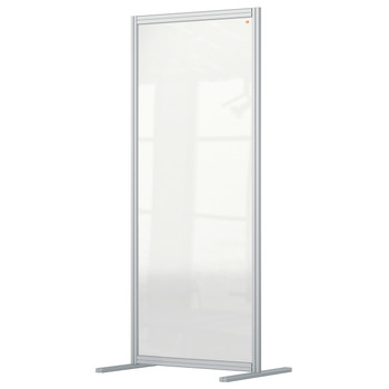 Nobo 1915516 Premium Plus Floor Divider 800x1800mm Acrylic 1915516