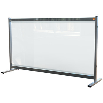 Nobo 1915548 Premium Plus Clear PVC Protective Desk Divider Screen 1470x860mm 1915548