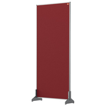 Nobo 1915514 Red Impression Pro Desk Divider 400x1000mm 1915514