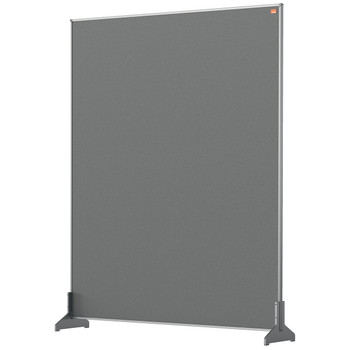 Nobo 1915502 Grey Impression Pro Desk Divider 800x1000mm 1915502