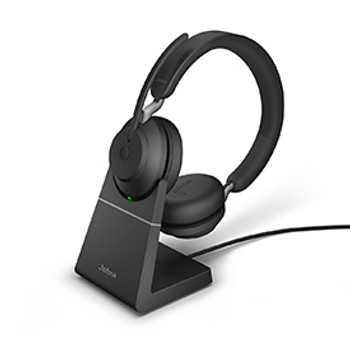 Jabra Evolve2 65 USB-C UC Stereo Headset with Charging Stand EVOLVE265UCSTEREOSTANDC