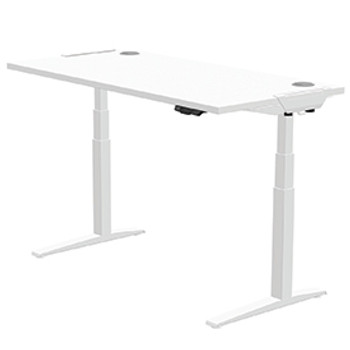 Fellowes Levado Height Adjustable Desk Base Only - White 9747001