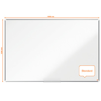 Nobo 1915171 Premium Plus Melamine Whiteboard 1800x1200mm 1915171