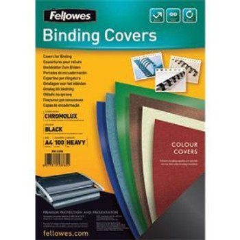 Fellowes 5378501 A4 Leatherboard Covers 5378501