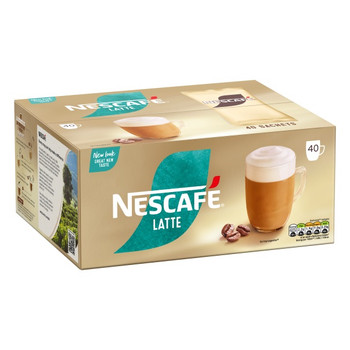 Nescafe Latte Instant Coffee Sachets 1.8G Pack 40 - 12579323 12579323