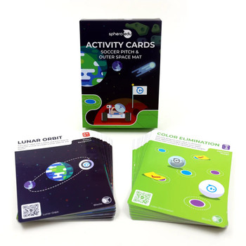 Sphero Code Mat Space/Soccer - Activity Cards CMACARD03