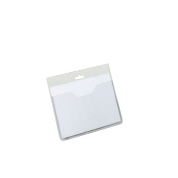 Durable Visitor Badge 60x90mm Clear Pack of 20 8136/19 DB80027
