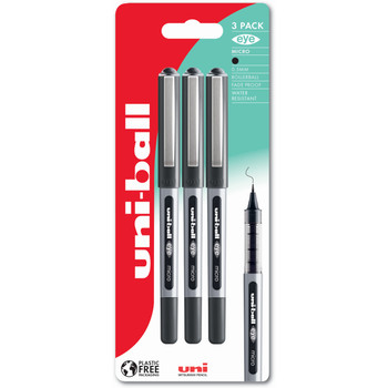 Uni-Ball Eye Micro Ub-150 Liquid Ink Rollerball Pen 0.5Mm Tip 0.3Mm Line Plastic 238212075