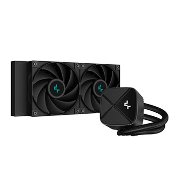 Deepcool Ls520s Zero Dark All In One Liquid Cpu Cooler 240Mm Radiator Argb Led L R-LS520-BKNNMM-G-1