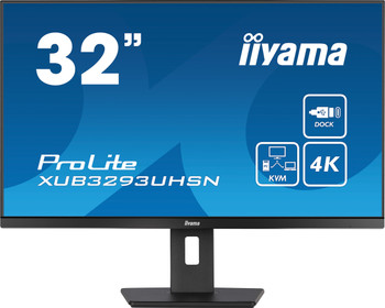 iiyama ProLite XUB3293UHSN-B5 computer monitor 80 cm 31.5" 3840 x 2160 pixels 4K XUB3293UHSN-B5