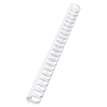 GBC 4028202 CombBind Binding Combs 25mm White Pack of 50 4028202