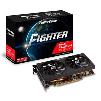 Powercolor Radeon Rx 6650 Xt Fighter 8Gb Gddr6/Pci Express 4.0/2635Mhz/17500Mhz AXRX 6650XT 8GBD6-3DH