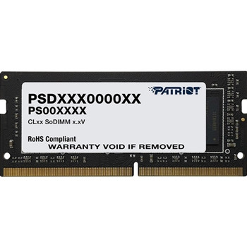 Patriot Signature Line 8Gb No Heatsink 1 X 8Gb Ddr4 3200Mhz Sodimm System Memory PSD48G320081S