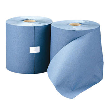 Leonardo 1-Ply Hand Towel Roll Blue Pack of 6 RTB200DS NH67366
