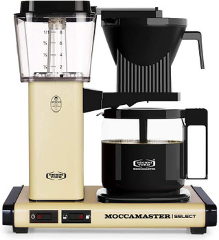 Moccamaster Kbg 741 Select Pastel Yellow Coffee Maker  Plug 53808