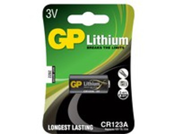 GP Batteries CR123A 1-P LITHIUM BATTERY CR123A 3702