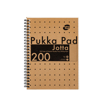 Pka Pad Kraft Jotta Notebook A5 Pack of 3 9567-KRA PP19567