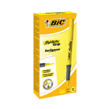 Bic Brite Liner Highlighters Yellow Pack of 12 811935 BC31255