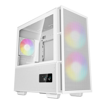 Deepcool Ch360 Digital Gaming Case: White Mid Tower With Tempered Glass Side Win R-CH360-WHAPE3D-G-1