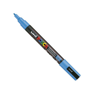 Posca Pc-3M Paint Marker Water Based Fine Line Width 0.9 Mm - 1.3 Mm  Sky Blue S 284760000