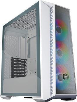 Cooler Master Mb520 Mesh White Atx Tempered Glass Gaming Pc Case MB520-WGNN-S00