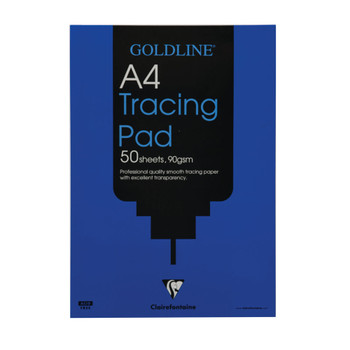 Clairefontaine Goldline Professional Tracing Pad 90gsm A4 50 Sheets GPT1A4 CHGPT1A4