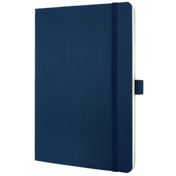 Sigel Conceptum A5 Casebound Soft Cover Notebook Ruled 194 Pages Blue CO327 CO327