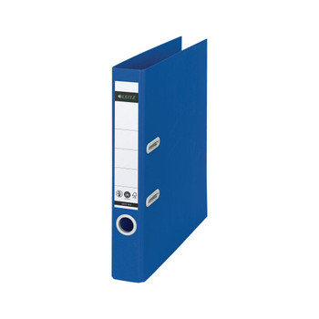 Recycle Colours Lever Arch File A4 50mm Blue Pack of 10 10190035 LZ61509