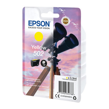 Epson Singlepack 502 Ink Yellow C13T02V44010 EP65278