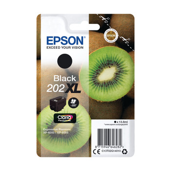 Epson 202XL Black Inkjet Cartridge C13T02G14010 EP64628
