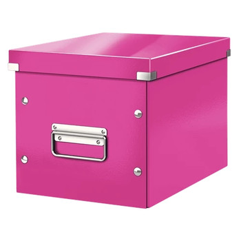 Leitz Click & Store WOW Cube Medium Storage Box Pink 61090023 61090023