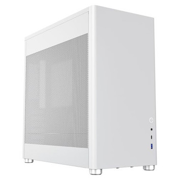 Gamemax Meshbox Full Whitegaming Case Atx Mesh Panels Modular Design Vertical Ai GMX-MESHBOX-WHT