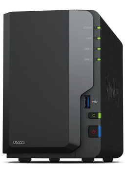 Synology DS223 2-bay Desktop + 2 x 4TB HAT3300 DS223/8TB-HAT3300