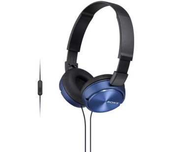 Sony Mdr-Zx310 Wired 3.5Mm Jack Blue Folding Headphones MDRZX310APL.CE7