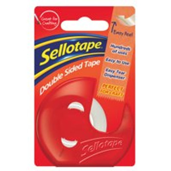 Sellotape Double Sided Tape And Dispenser 15Mm X 5M Pack 6 - 1766008 1766008